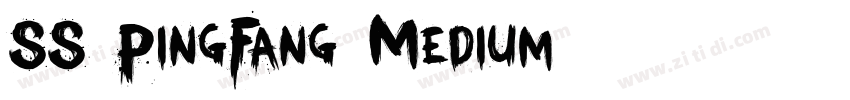 SS PingFang Medium字体转换